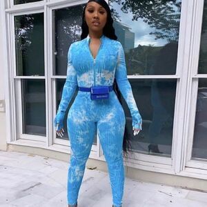 Tie dye jumpsuit